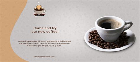 Coffee Shop - Banner by Jay D on Dribbble