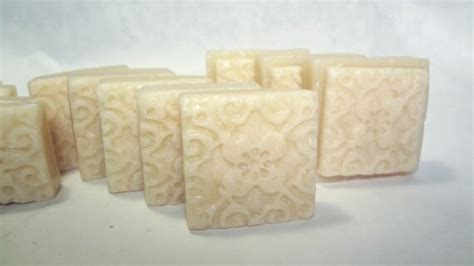 Set Of 12 Mini Square Soaps Individual By Lookingglasssoapshop