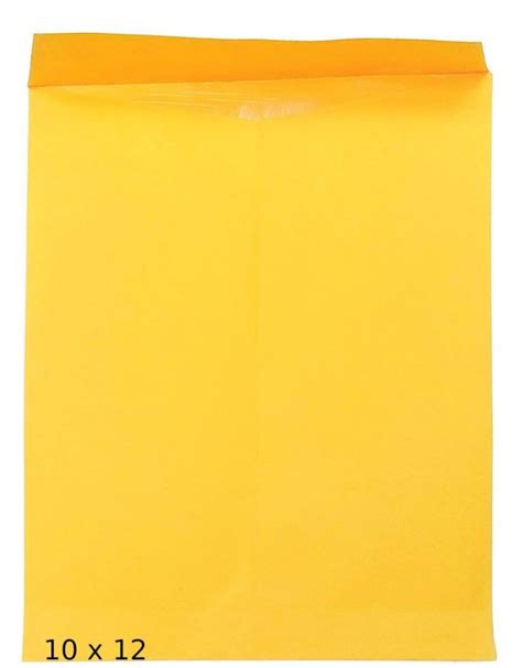 Laminated Envelopes Yellow Pack Of Pcs Yellow Swarn Mahal