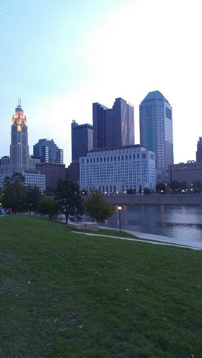 The Scioto Mile - Columbus, Ohio | Seattle skyline, Skyline, New york ...