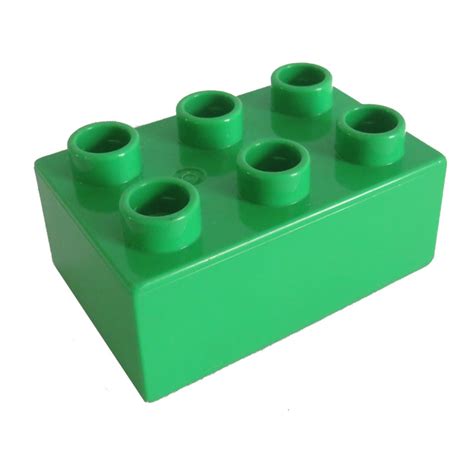 LEGO Bright Green Duplo Brick 2 X 3 87084 Brick Owl LEGO Marketplace