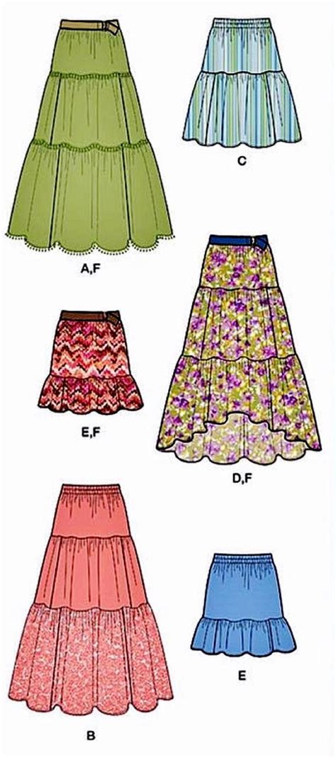 Tiered Skirt Pattern