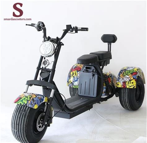 China Custom SMD 302 Electric Scooter Citycoco 3 Wheel Fabricantes Y