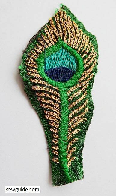 5 Easy Peacock And Peacock Feather Embroidery Designs - SewGuide