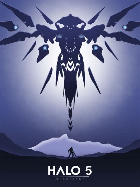 Halo 5 Guardians Minimalist Poster Minimalist Poster Halo 5