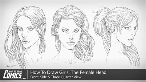 How To Draw Female Face Comic