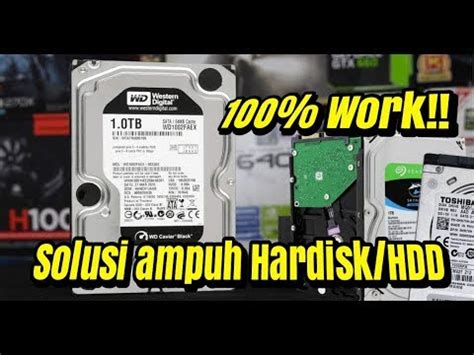 MENGATASI HARDISK TIDAK TERBACA YouTube