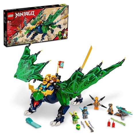 LEGO NINJAGO Lloyd’s Legendary Dragon 71766 - Battle Weapons & Nya Minifigure - Walmart.com