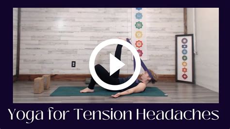 Yoga For Tension Headaches Minute Gentle Yoga Youtube