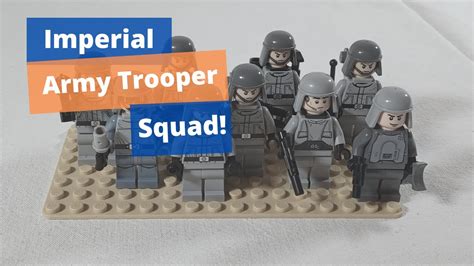 Imperial Army Trooper Squad Lego Star Wars Figure Showcase Youtube