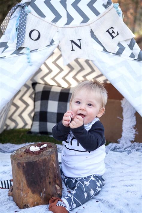 Karas Party Ideas Rustic Camping First Birthday Party Karas Party Ideas