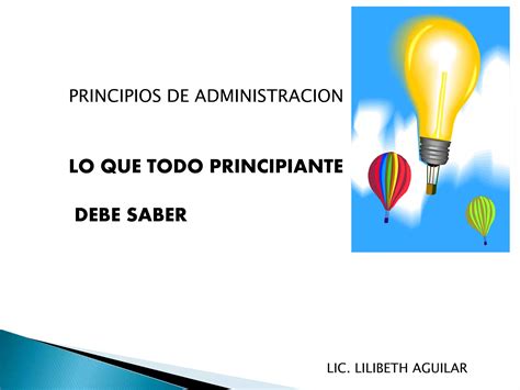 Presentcion Administracion Para Principiantes PPT Descarga Gratuita