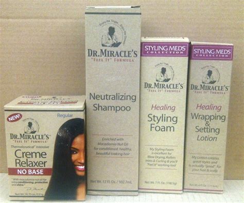 Dr Miracles No Base Creme Relaxer Hair Products