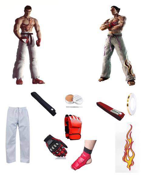 Kazuya Mishima From Tekken Costume Carbon Costume DIY, 60% OFF