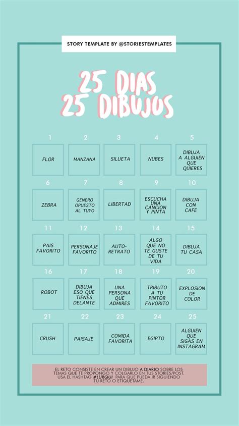 25 DÍas 25 Dibujos Reto De Dibujo Libro De Retos Retos Divertidos