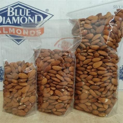 Kacang Almond Panggang Kupas Blue Diamond Roasted 1kg Lazada Indonesia