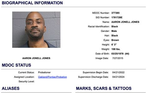 Michigan Inmate Search Mi Doc Offender Lookup