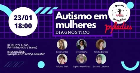 Autismo em Mulheres DIAGNÓSTICO online Sympla