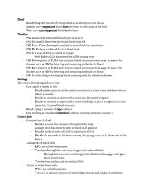 Forensics Science Notes Law Google Docs Law Evidence Direct