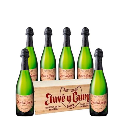 Comprar Caja Madera 6 Botellas Juve And Camps Reserva De La Familia Enbotella