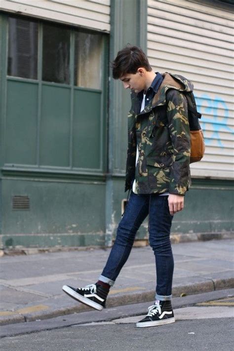 Casual Jacket, Vans Outfits Ideas With Dark Blue And Navy Casual ...