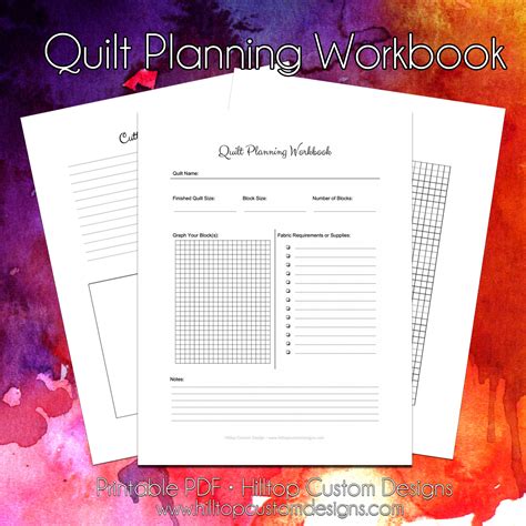 Quilt Planning Workbook Amista Baker