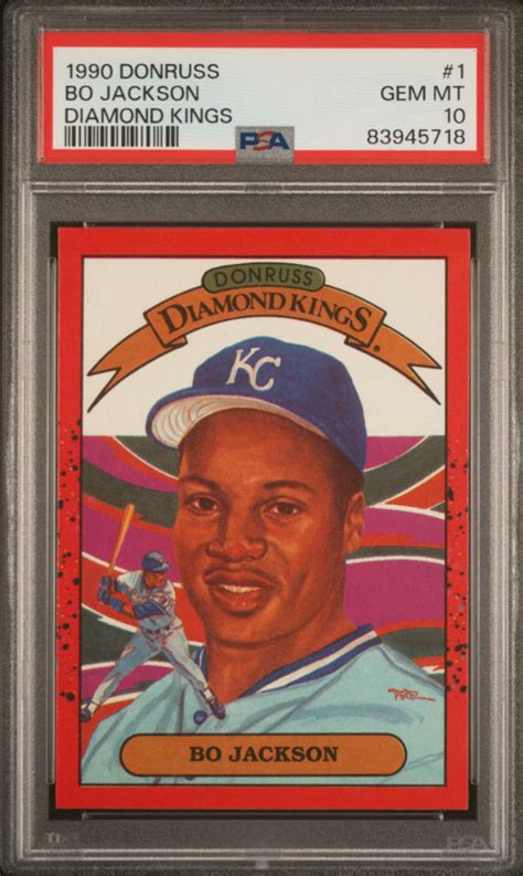 Bo Jackson 1990 Donruss 1 Diamond Kings Price Guide Sports Card Investor