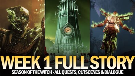 Season Of The Witch Full Story Week 1 Full Quest And Dialogue Destiny 2 Youtube