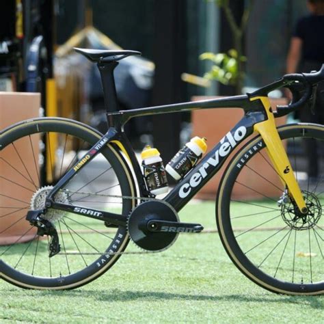 Paddocks Du Tour De France 2023 Le Cervélo S5 De Jonas Vingegaard