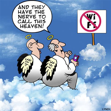 No Wi Fi By Toons Religion Cartoon Toonpool