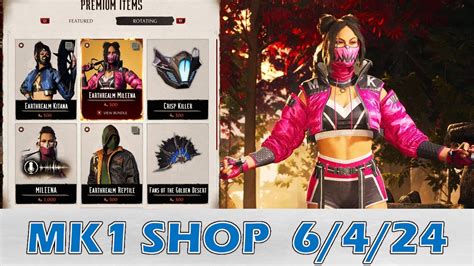 Mk Premium Shop Mileena Announcer Kitana Reptile Skins Gear