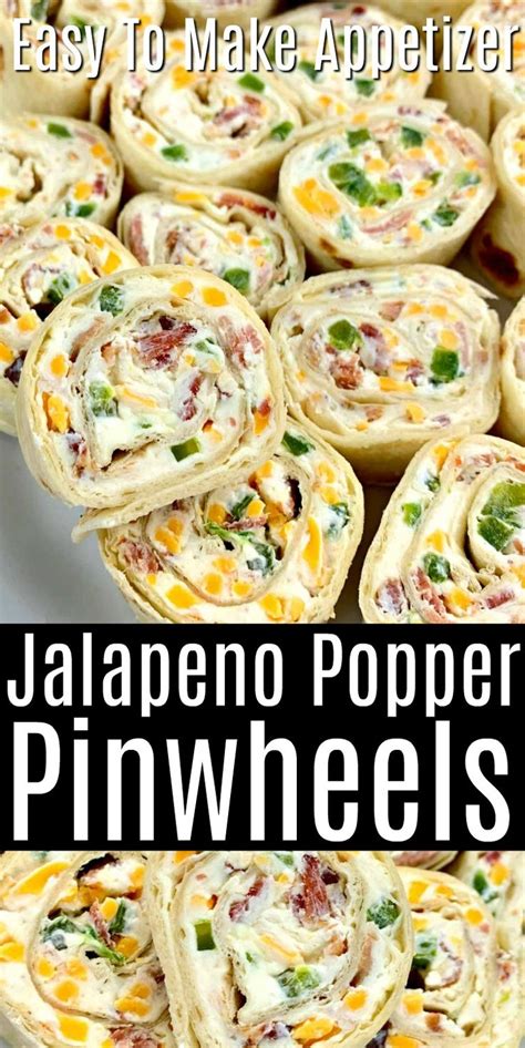 Jalapeno Popper Pinwheels With Ritz Crisp Thins Recipe Party