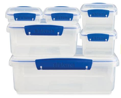 Sistema Stackable Containers 6 Pack, £4.99 at Aldi