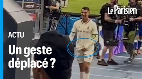 Cristiano Ronaldo dans la tourmente après un geste déplacé YouTube