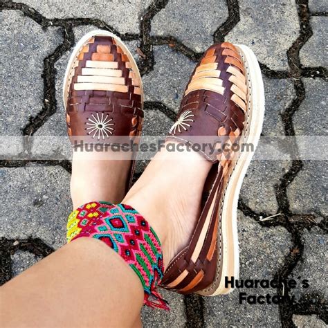 Zj Huarache Mexicano Artesanal Mayoreo Fabrica Para Mujer De Piso