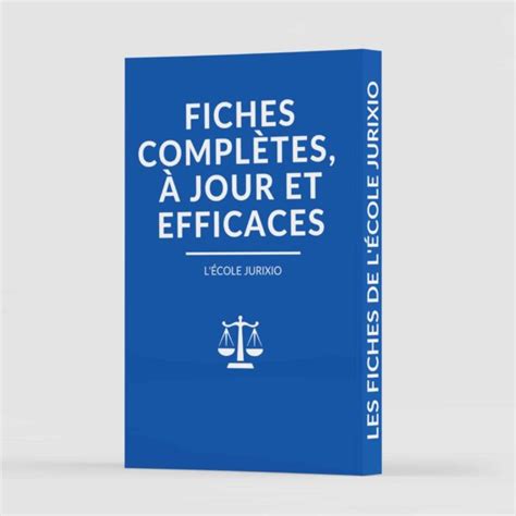 Fiches De Droit L Cole Jurixio