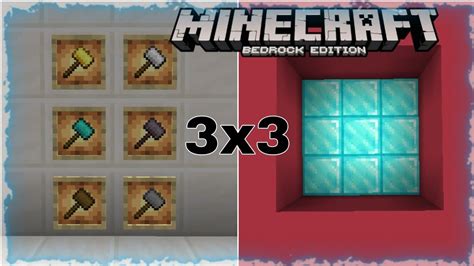 Addon De MARTILLOS Para Minecraft Pe Bedrock 1 20 Minar 3x3