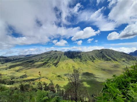 Teletubbies Hills Bromo Malang Cidade Leste Java Indonesia Imagem De