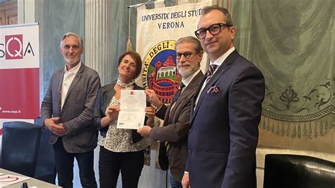 L Universit Di Verona Primo Ateneo Deuropa Ad Ottenere Prestigiosa