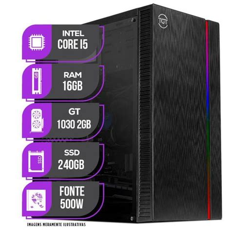 PC Gamer Mancer Intel Core I5 Placa De Video GT 1030 16GB De Ram