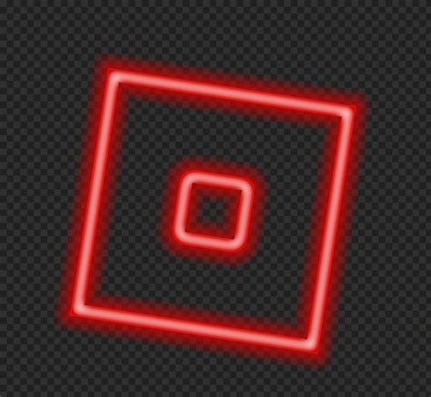 HD Neon Roblox Square Symbol Sign Icon Logo PNG