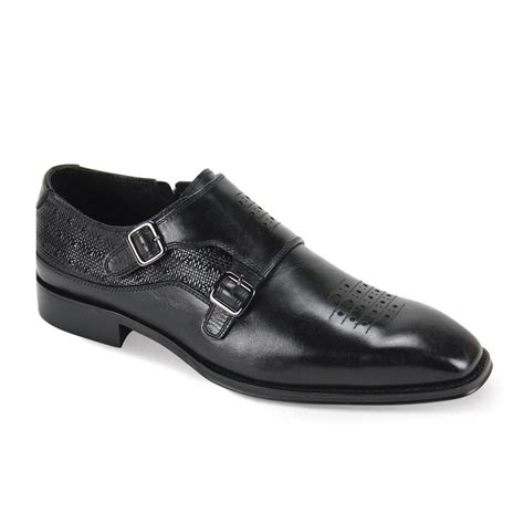 Giovanni Mens Slip On Dress Shoe Layered Textures