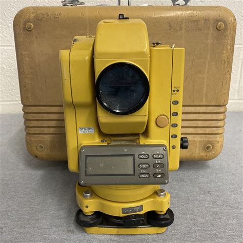 Topcon Gts Total Station W Case Untested As Is Ebay