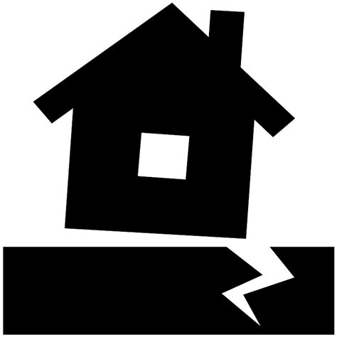 Earthquake Damage Earthquake Property Damage Vector Svg Icon Svg Repo