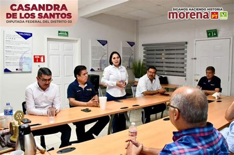 Casandra De Los Santos Sostuvo Importante Reuni N Con Integrantes Del