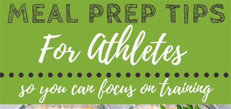 How To Simplify Meal Prep For Athletes Bucket List Tummy