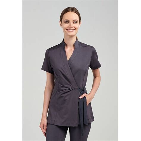 The Andiamo Wrap Woman S Top Black Charcoal Or White Na In