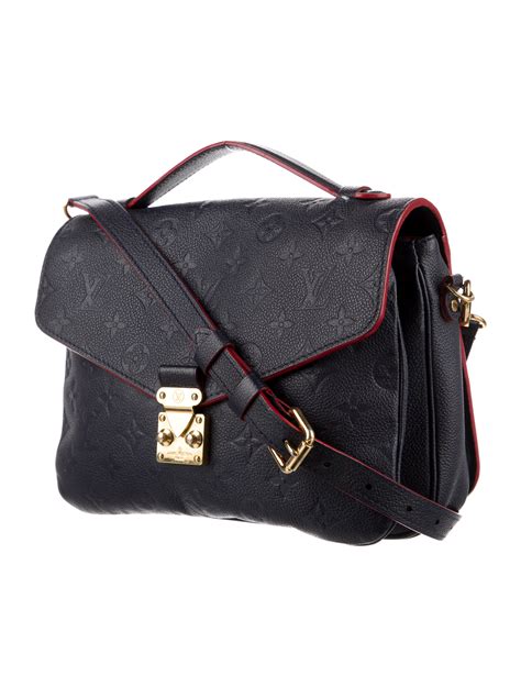 Louis Vuitton Monogram Empreinte Pochette M Tis Blue Crossbody Bags