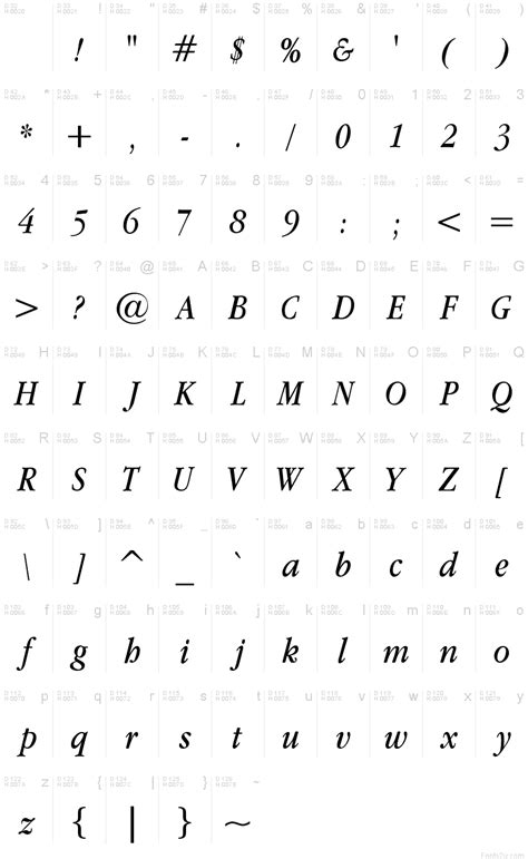 Apple Garamond Italic Font