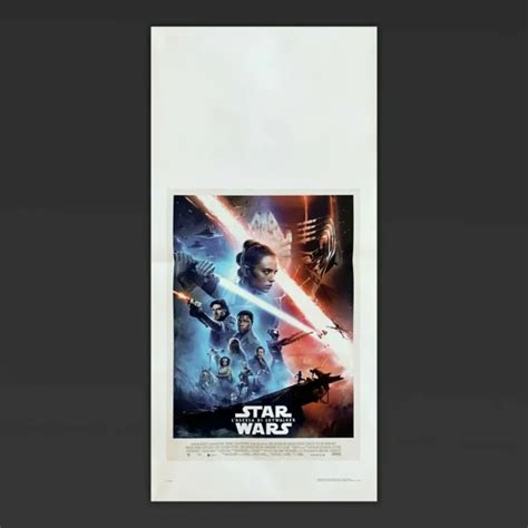 AFFICHE ORIGINALE STAR Wars L Ascension De Skywalker 2019 33x70 CM